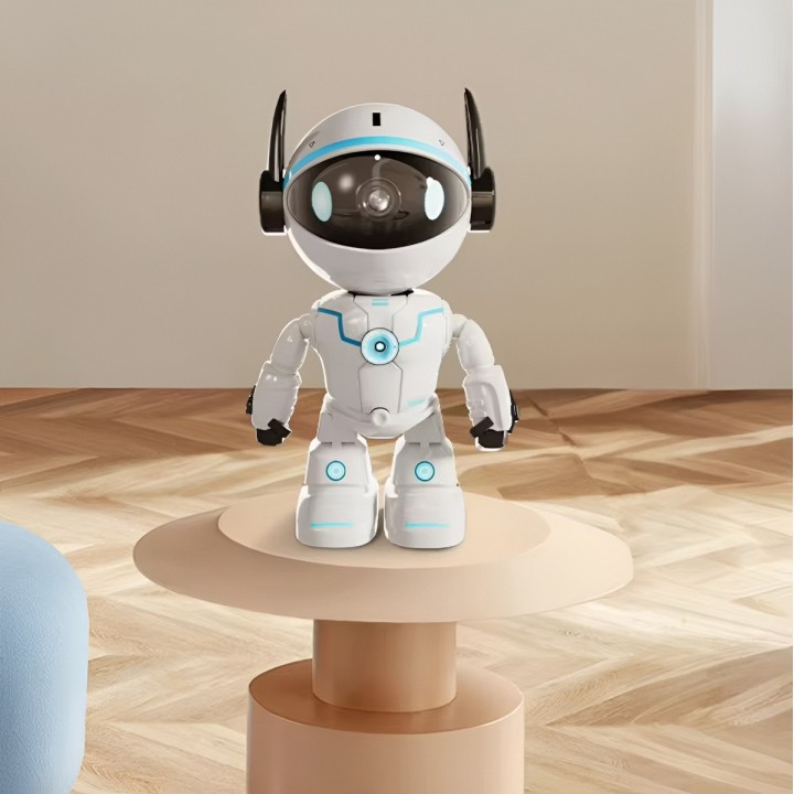 Cámara De Seguridad Robot Wifi 2k 360° Seguimiento Humanoide