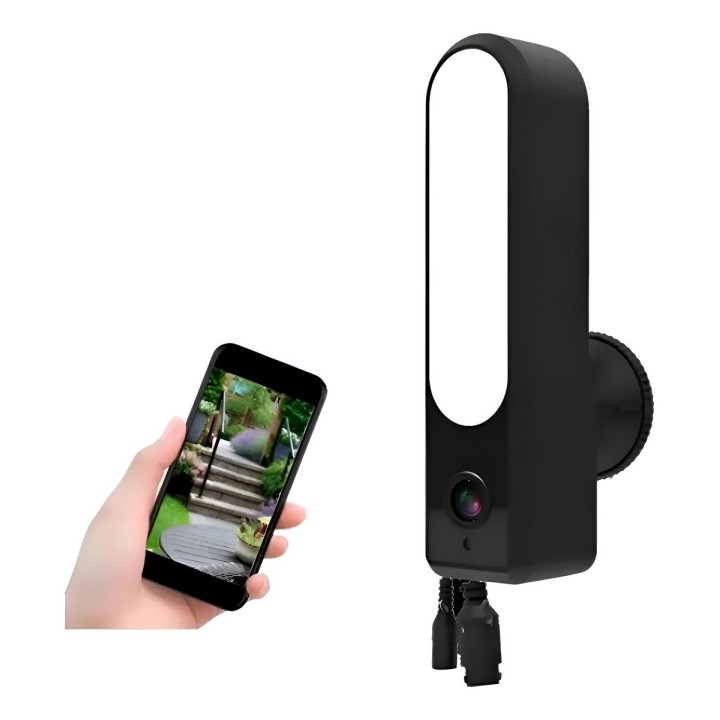 Cámara De Seguridad Wifi Tipo Lámpara Exterior Ip66 Full Hd