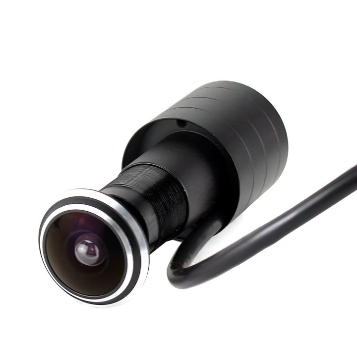 Cámara Ojo De Pez Wifi 3mp Para Puerta Audio Bidireccional