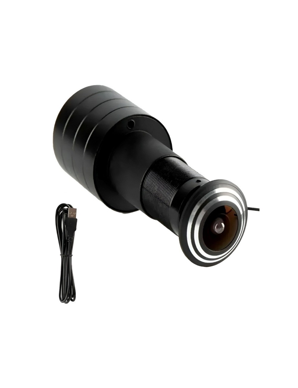 Cámara Ojo De Pez Wifi 3mp Para Puerta Audio Bidireccional