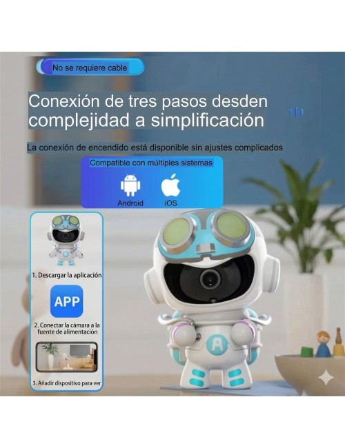 Cámara Wifi Astronauta Hd 360° Seguimiento Inteligente 5g