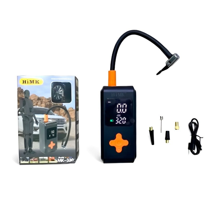 Compresor De Aire Portátil Himk Mk-330 Digital 150 Psi Usb