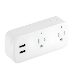Enchufe Inteligente Wifi Doble Con Usb Alexa Google Home