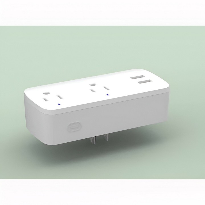 Enchufe Inteligente Wifi Doble Con Usb Alexa Google Home