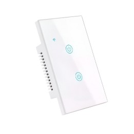 Interruptor Inteligente Wifi Doble Canal Touch Alexa Google