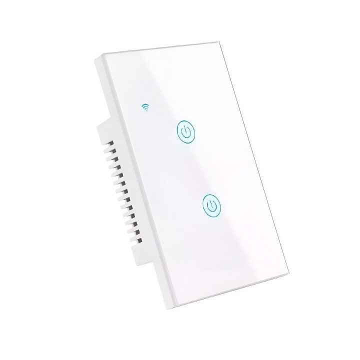 Interruptor Inteligente Wifi Doble Canal Touch Alexa Google