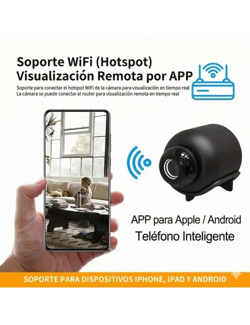 Mini Cámara Espía X5 Wifi Hd 1080p Visión Nocturna App