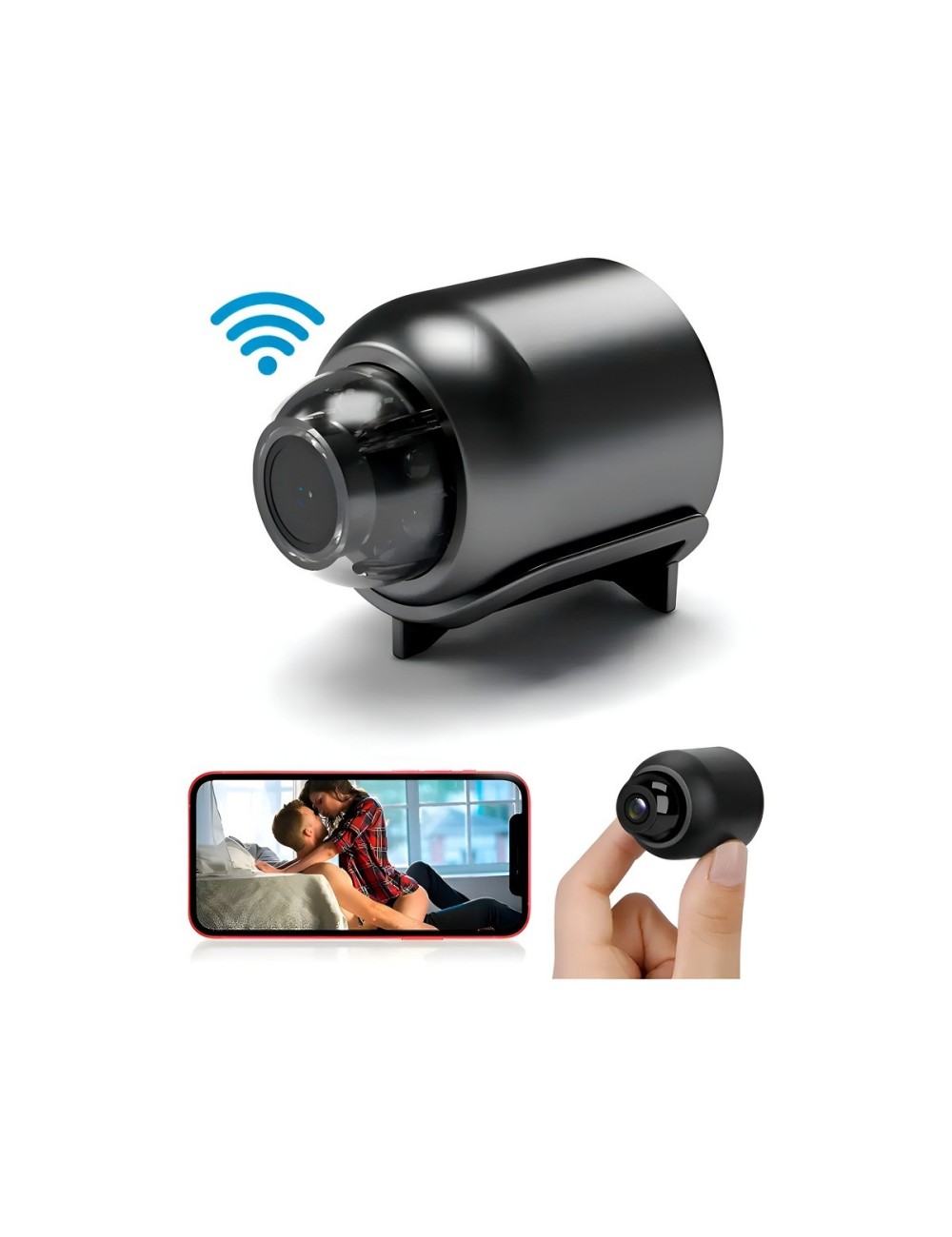 Mini Cámara Espía X5 Wifi Hd 1080p Visión Nocturna App