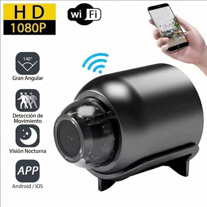 Mini Cámara Espía X5 Wifi Hd 1080p Visión Nocturna App