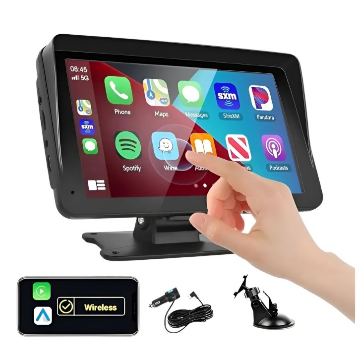Pantalla T7d 7 Pulgadas Carplay Android Auto Inalámbrico
