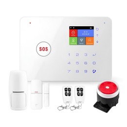 Sistema De Alarma Inteligente Wifi +gsm Dy-g66w Pantalla Tft