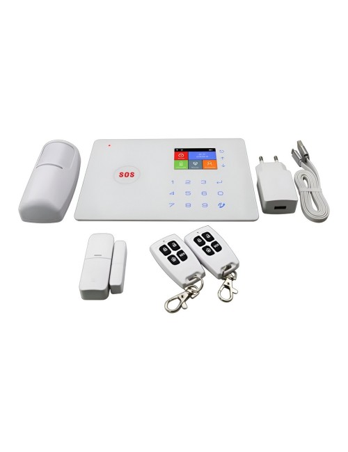 Sistema De Alarma Inteligente Wifi +gsm Dy-g66w Pantalla Tft