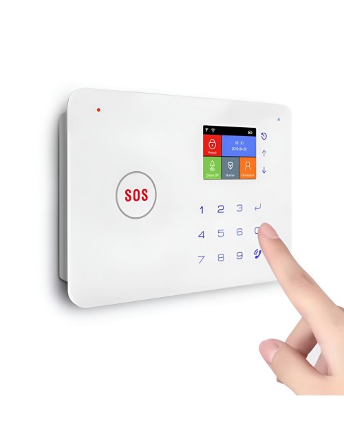 Sistema De Alarma Inteligente Wifi +gsm Dy-g66w Pantalla Tft
