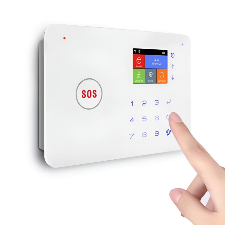 Sistema De Alarma Inteligente Wifi +gsm Dy-g66w Pantalla Tft