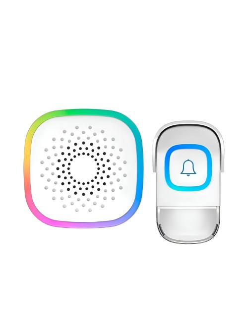 Timbre Inalámbrico Rl-5990 Con Usb 60 Melodías 300m Alcance