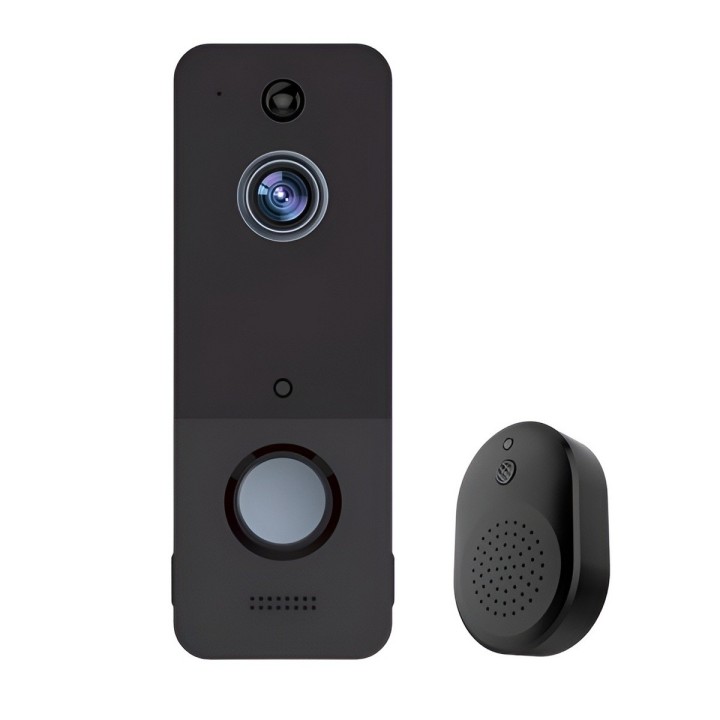Timbre Inteligente Wifi Cámara Full Hd Inalámbrico Exterior