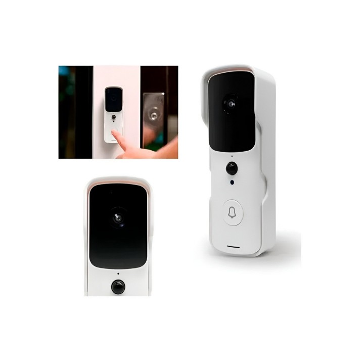 Timbre Inteligente Wifi Hd Con Cámara De Video Y Sensor Pir