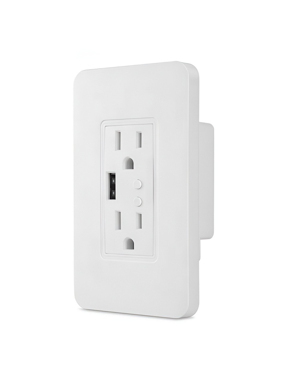 Tomacorriente Inteligente Wifi Pared Doble Alexa Google Home