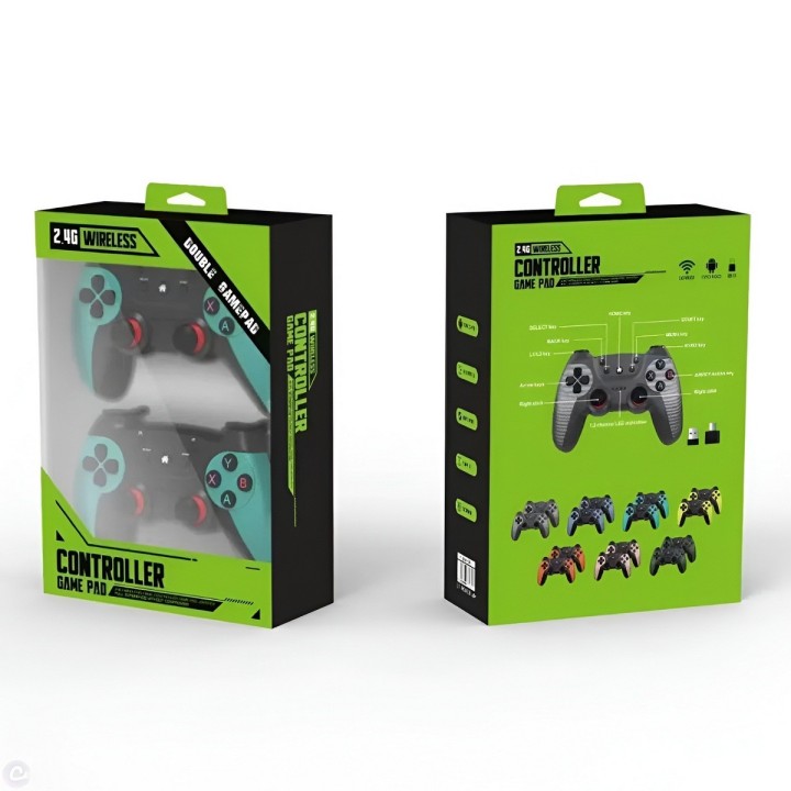 Control Gamepad Inalámbrico 2.4g Ergonómico Pc/android/tv