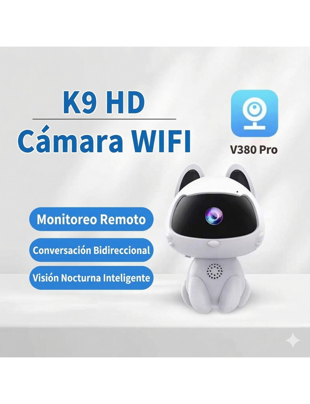 Cámara Bebé Wifi 1080p Hd Bidireccional Visión Nocturna