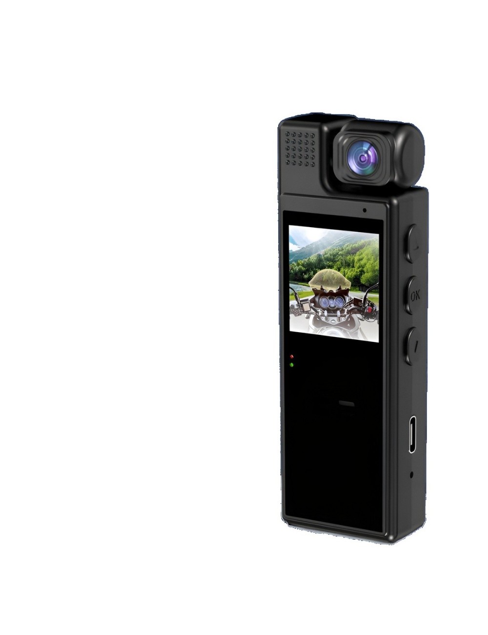 Cámara Corporal Body Cam Full Hd 1080p Wifi Lente Giratorio