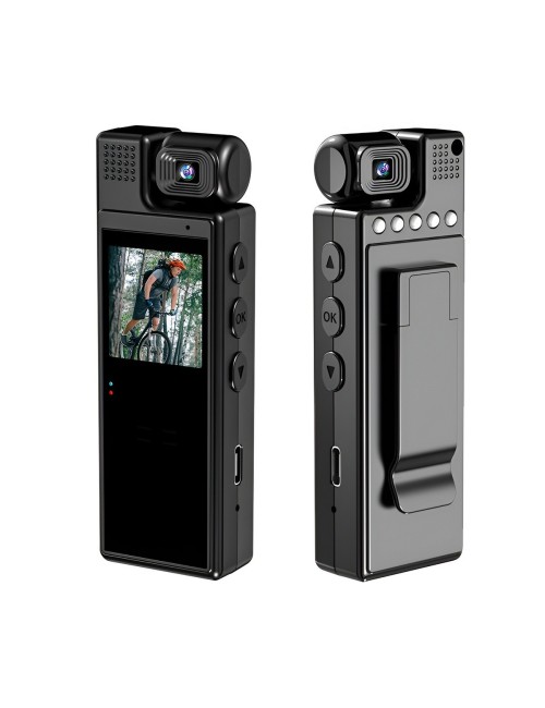 Cámara Corporal Body Cam Full Hd 1080p Wifi Lente Giratorio