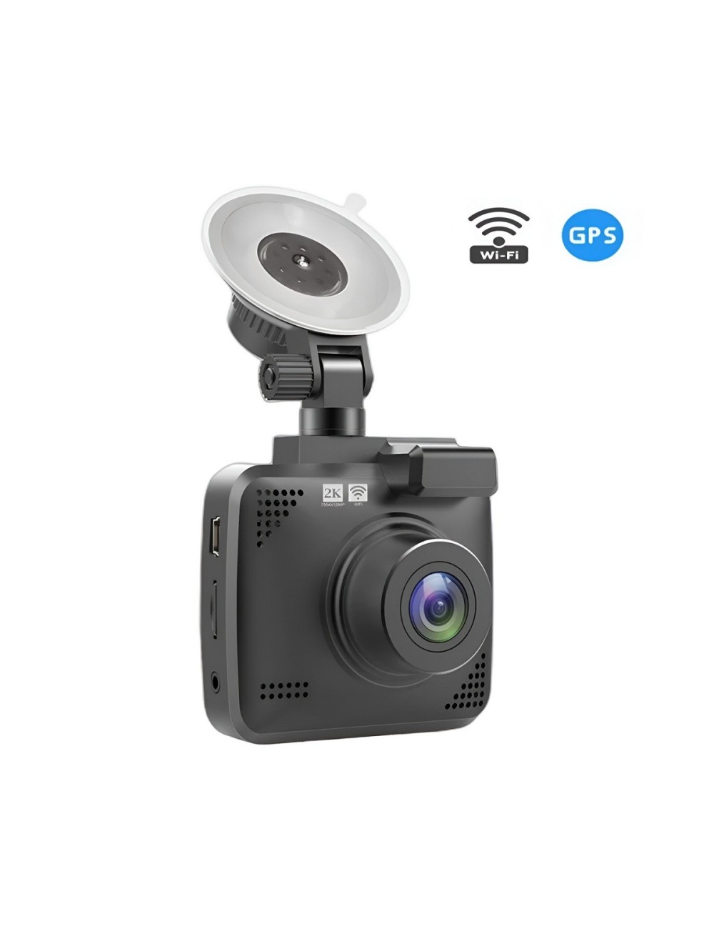 Dash Cam 2k Qhd Espejo Cámara Carro Wifi Gps Sensor G