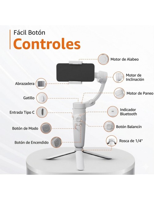 Estabilizador Gimbal 3 Ejes Celular M1 Seguimiento Facial