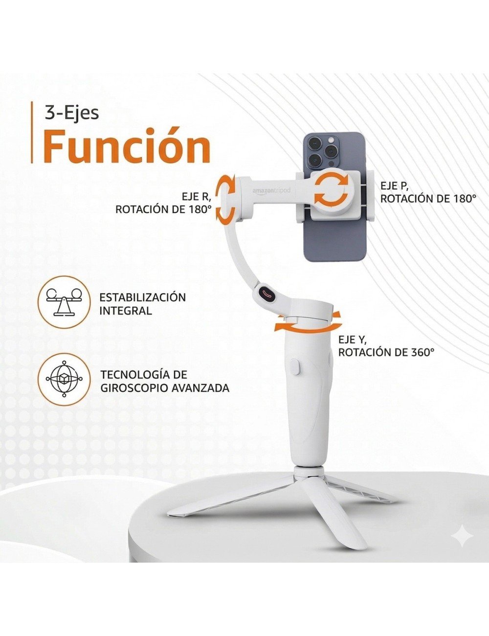 Estabilizador Gimbal 3 Ejes Celular M1 Seguimiento Facial