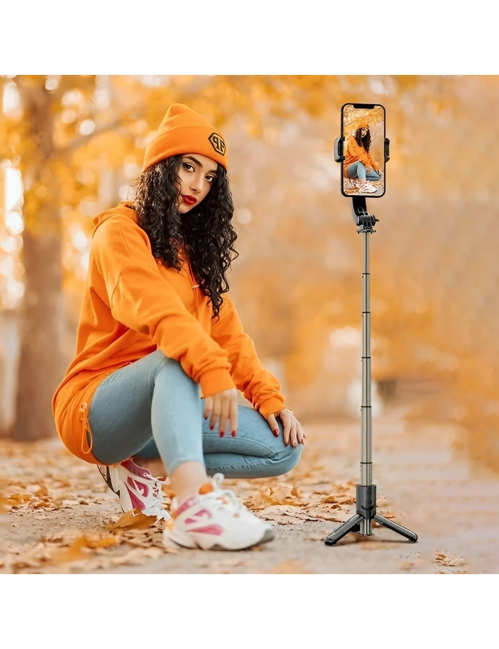 Gimbal Estabilizador Celular L08mini Tripode Selfie Bluetoot