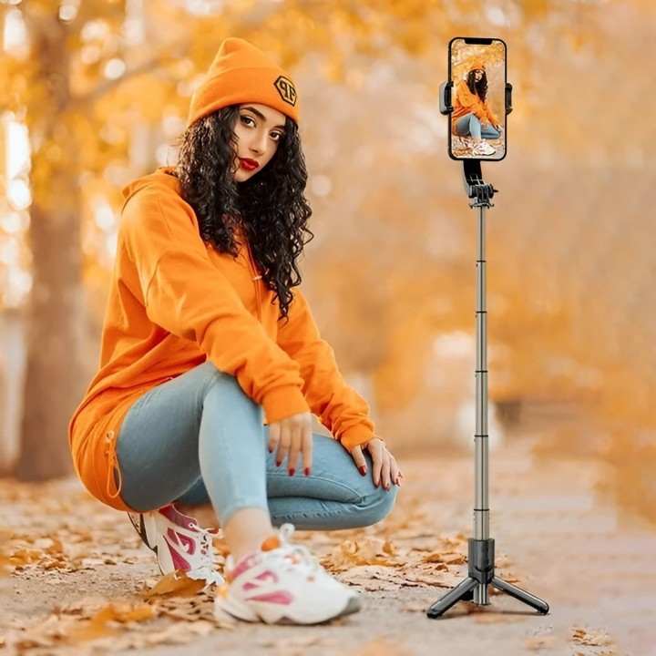 Gimbal Estabilizador Celular L08mini Tripode Selfie Bluetoot