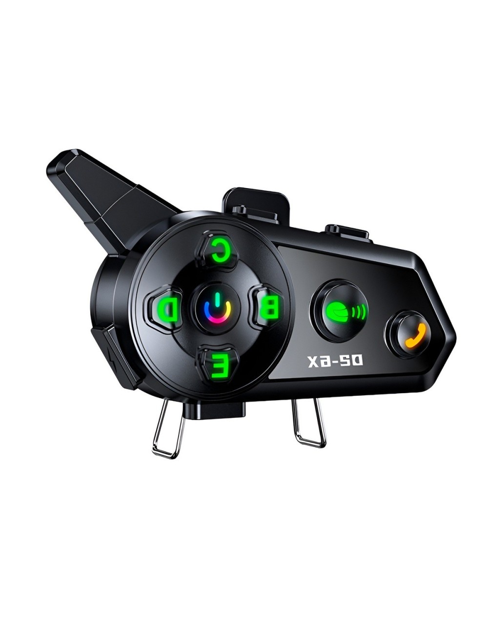 Intercomunicador Casco Moto D2-6x Bluetooth 1000m Grupal