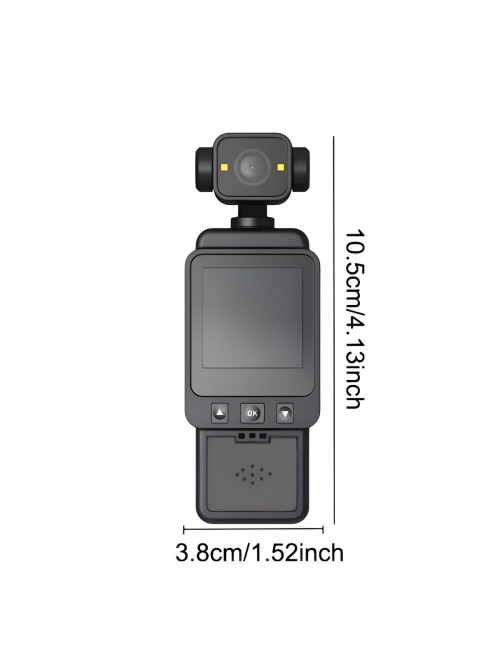 Mini Cámara Gimbal 4k Vlogging Wifi Rotación 270 Pantalla Hd