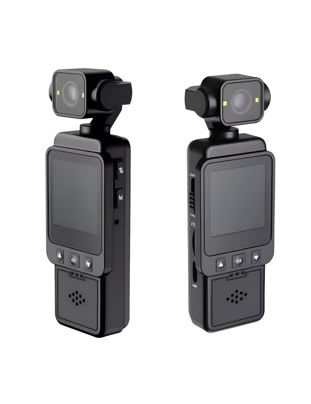 Mini Cámara Gimbal 4k Vlogging Wifi Rotación 270 Pantalla Hd