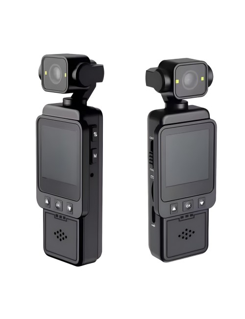 Mini Cámara Gimbal 4k Vlogging Wifi Rotación 270 Pantalla Hd