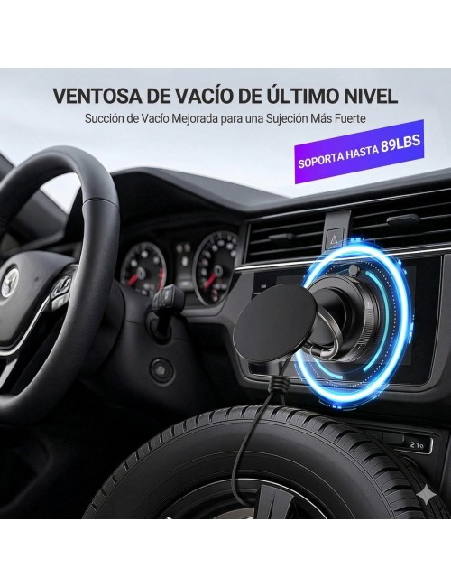 Soporte Magnético Celular Carro Succión Al Vacío 360 Magsafe
