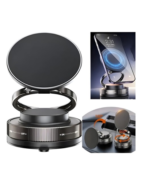Soporte Magnético Celular Carro Succión Al Vacío 360 Magsafe