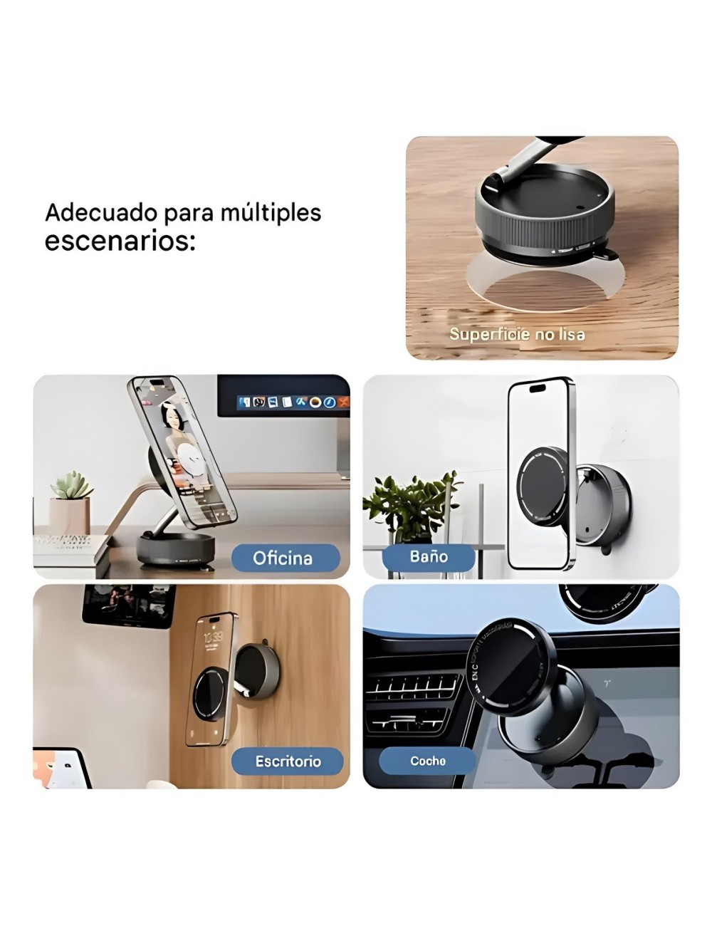Soporte Magnético Celular Carro Succión Al Vacío 360 Magsafe