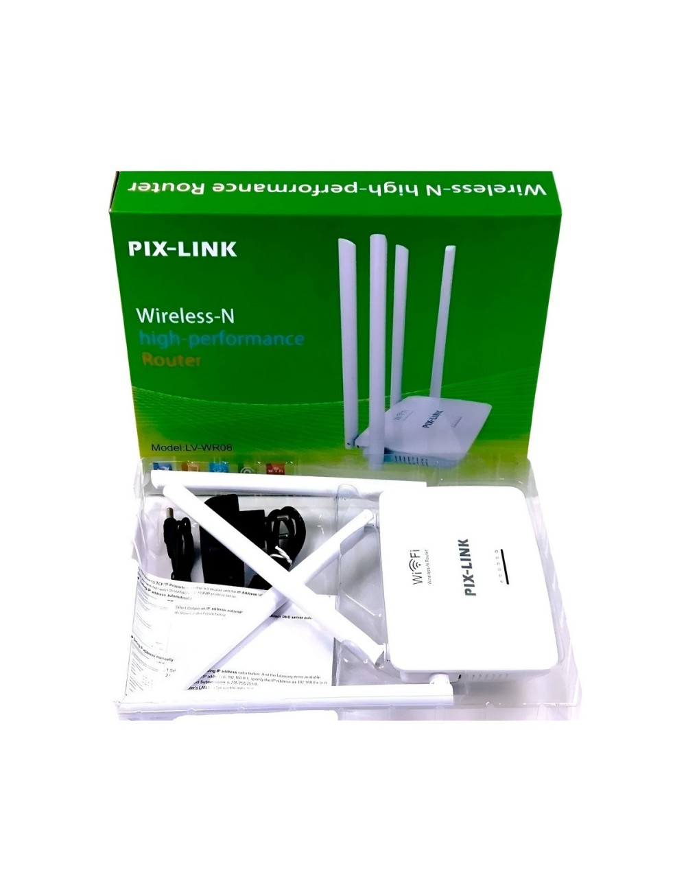 Router Repetidor Wifi Pix-link Lv-wr08 Rompemuros 300mbps
