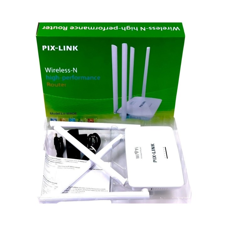 Router Repetidor Wifi Pix-link Lv-wr08 Rompemuros 300mbps