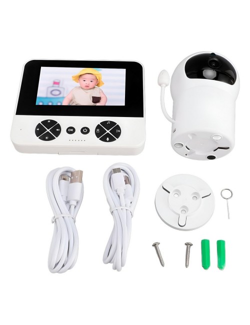 Monitor De Bebé Cámara 720p Hd Audio Bidireccional Y Vox