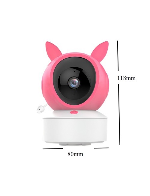 Monitor Bebé Wifi 2k Cámara 3mp Visión Nocturna Audio Y Tuya