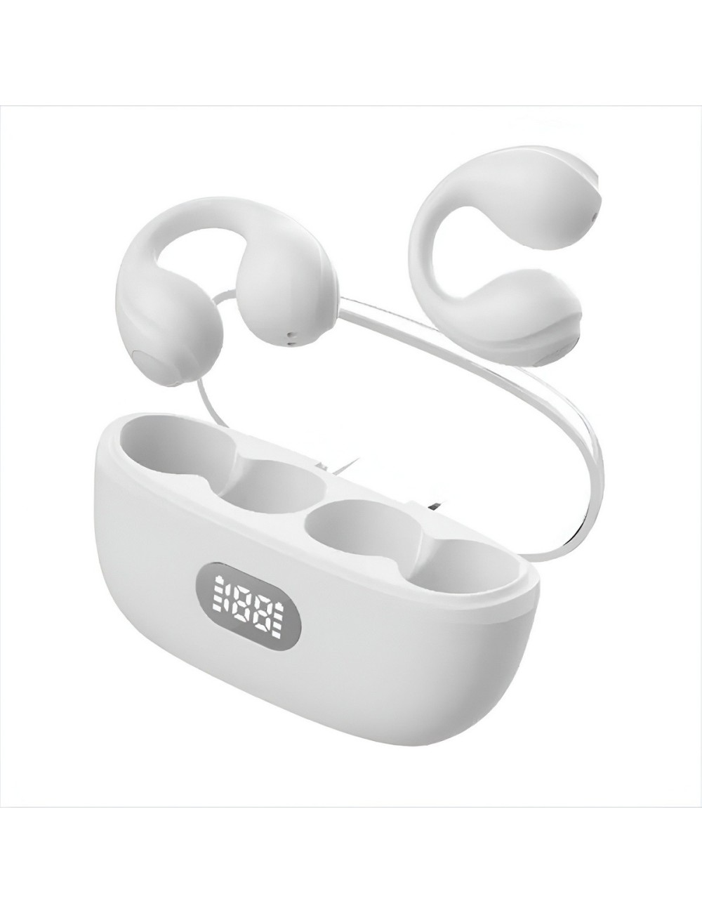 Audífonos Conducción Ósea Open Ear Clip Bluetooth 5.3 P-q3