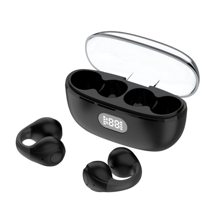 Audífonos Conducción Ósea Open Ear Clip Bluetooth 5.3 P-q3
