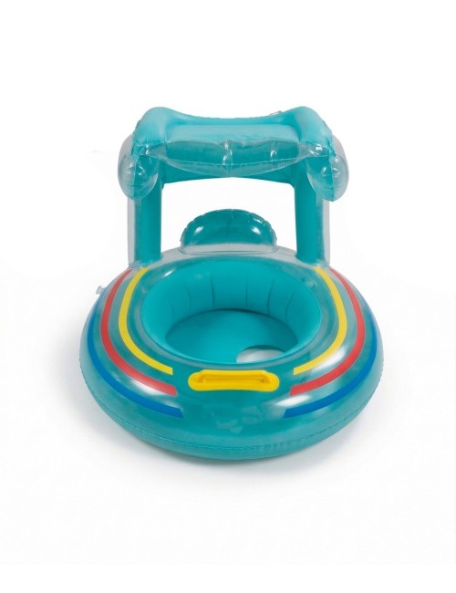 Flotador Bebé Con Techo Parasol Y Asiento Seguro Antivuelco