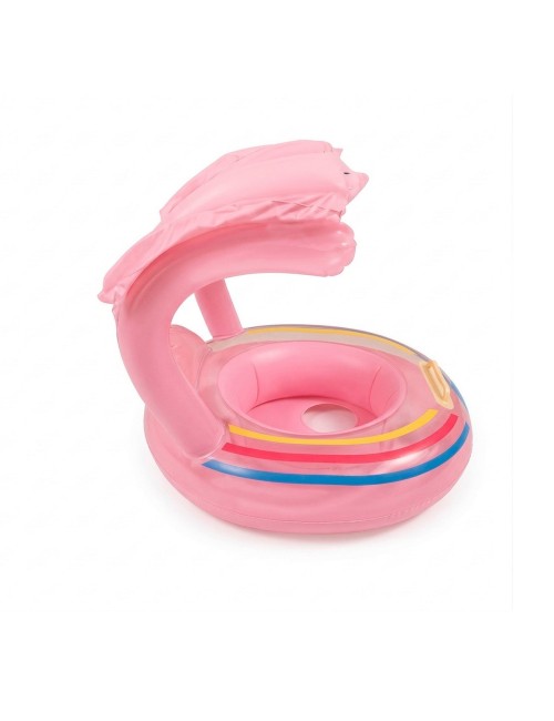 Flotador Bebé Con Techo Parasol Y Asiento Seguro Antivuelco