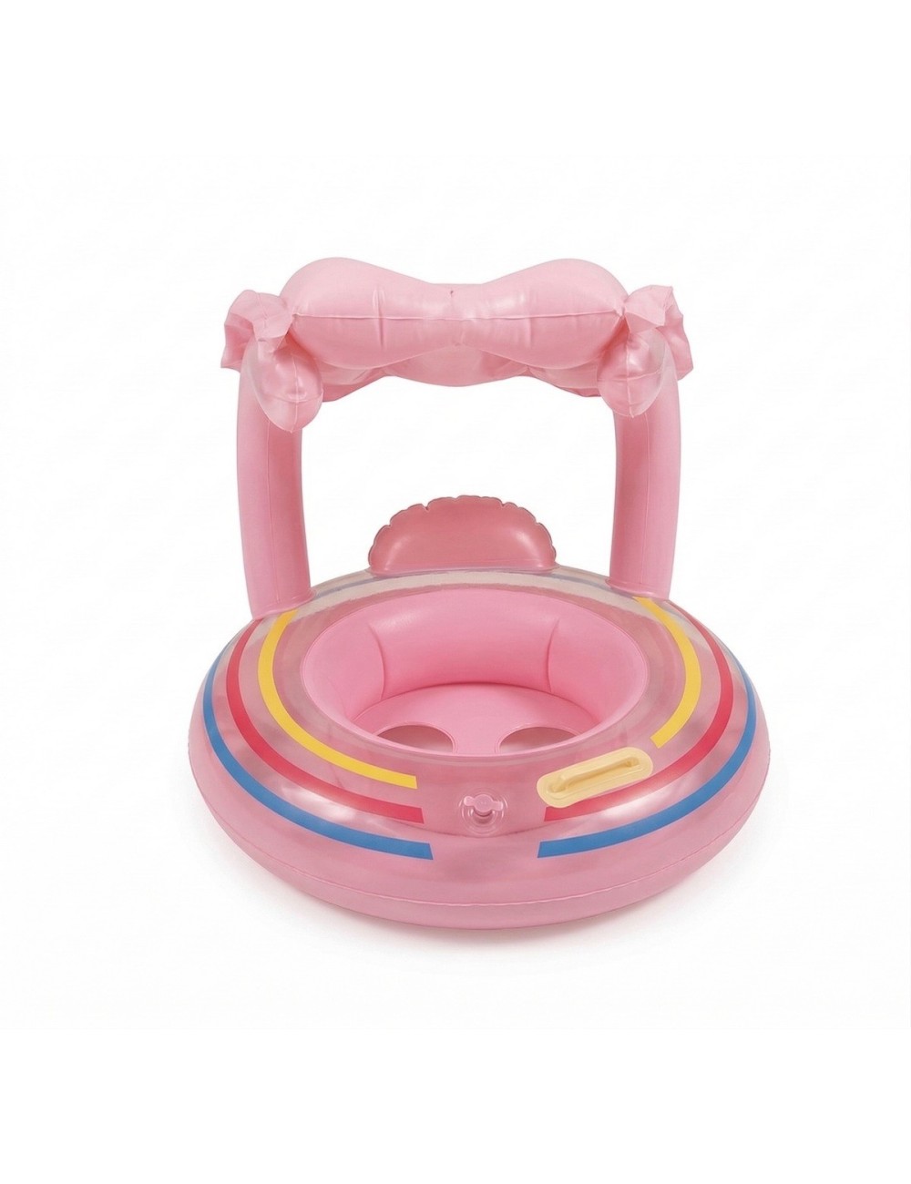 Flotador Bebé Con Techo Parasol Y Asiento Seguro Antivuelco