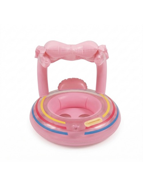 Flotador Bebé Con Techo Parasol Y Asiento Seguro Antivuelco