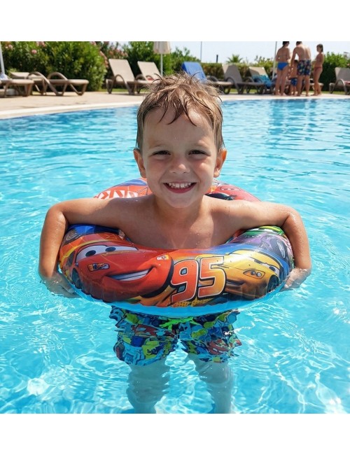 Flotador Inflable Cars Rayo Mcqueen 70cm Piscina Niños