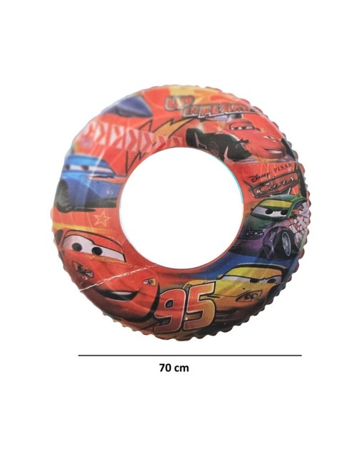 Flotador Inflable Cars Rayo Mcqueen 70cm Piscina Niños